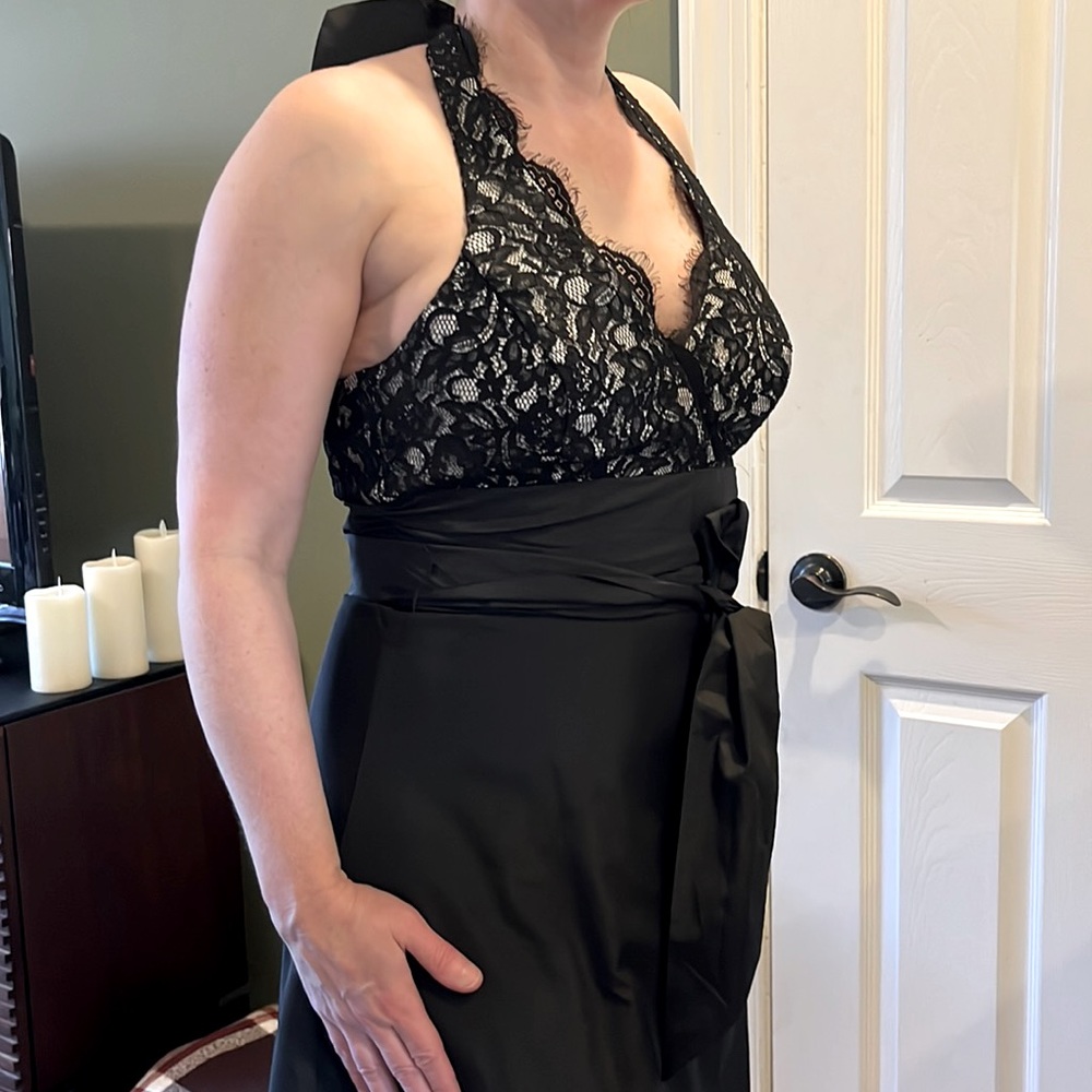 Black cocktail dress